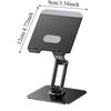 Metal Frame Foldable Tablet Stand Rotatable Tablet Phone Bracket  Desk Holder