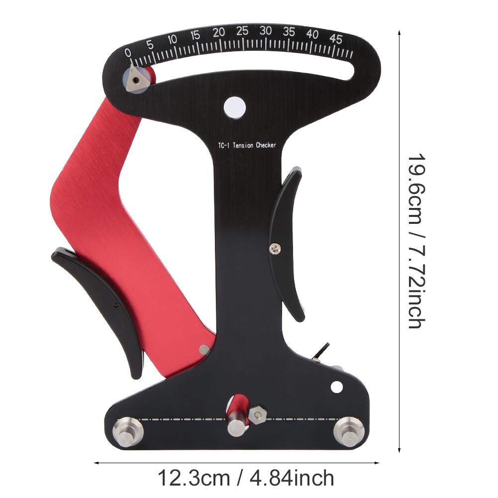 ZTTO Aluminiumlegierung Fahrradreparaturwerkzeuge Fahrrad Speichenspannungsmesser Messgerät zum Zentrieren von Rädern