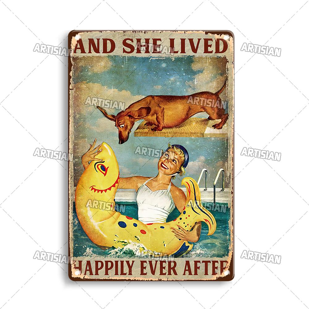 Artisian Sport Metal Sign Swimming Tin Poster Diving Decorative Plate Wall Decor Garage Bar Pub Club Hotel Cafe Kitchen Home