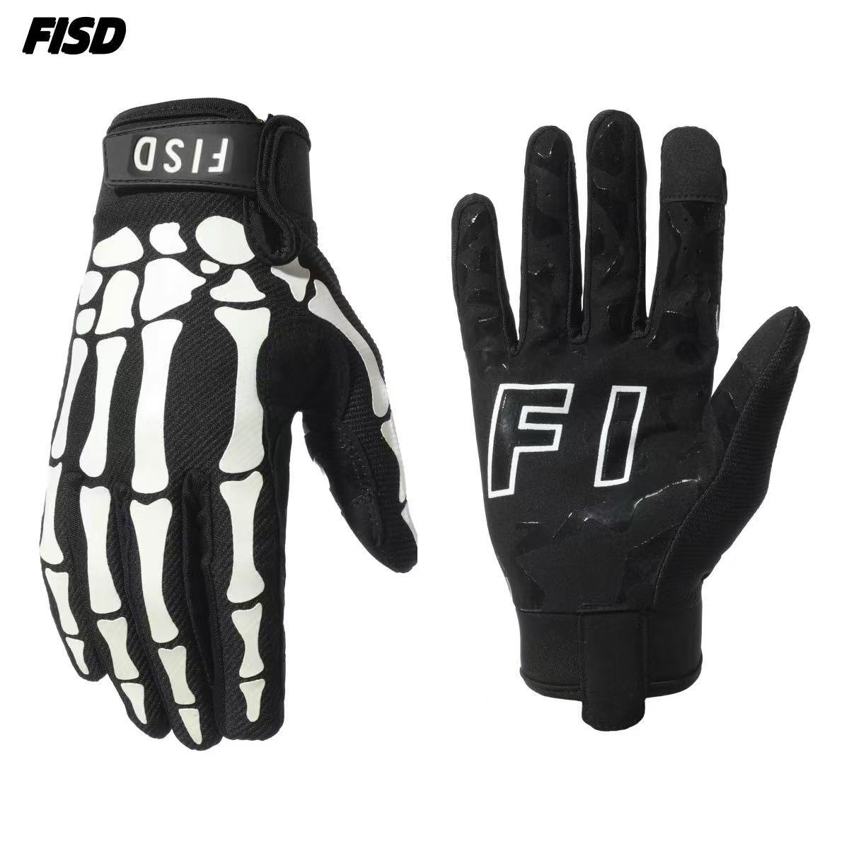 

Bicycle mountain bike outdoor sports cycling downhill breathable wear-resistant gloves non-slip S чёрный