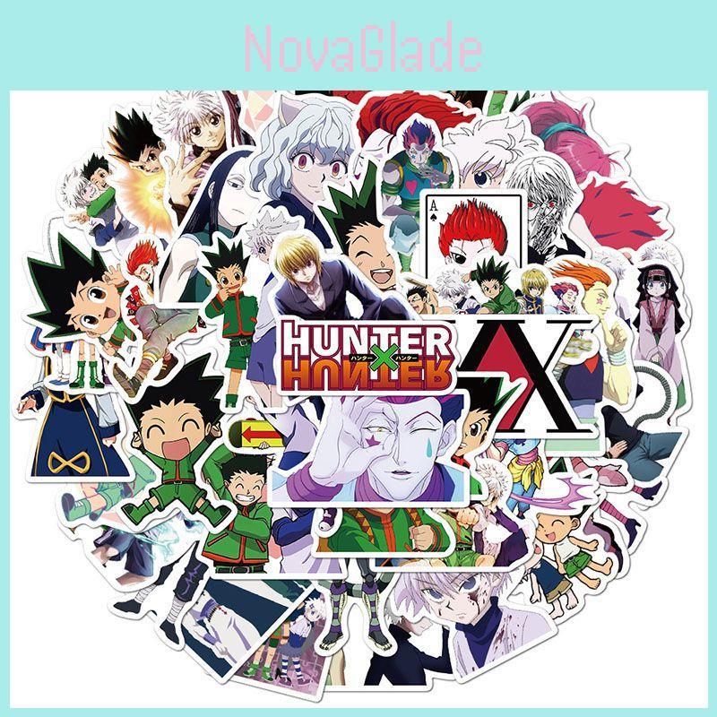 Żywe 50 sztuk Naklejek Anime Hunter X Hunter Na Laptopy I Deskorolki