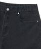 Nomaenyueol Straight Wide Denim Pants - Black