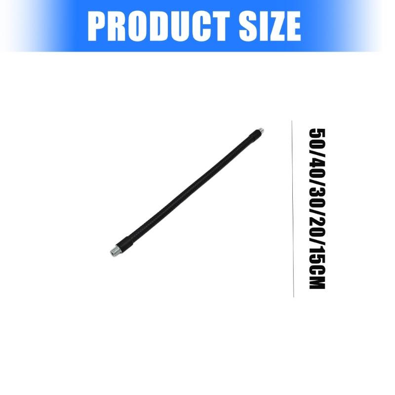 Lightweight Metal Extension Tube Tripod Extender Rod 3/8inch Male to 3/8inch Male Threaded for Stabilizer DSLR Camera