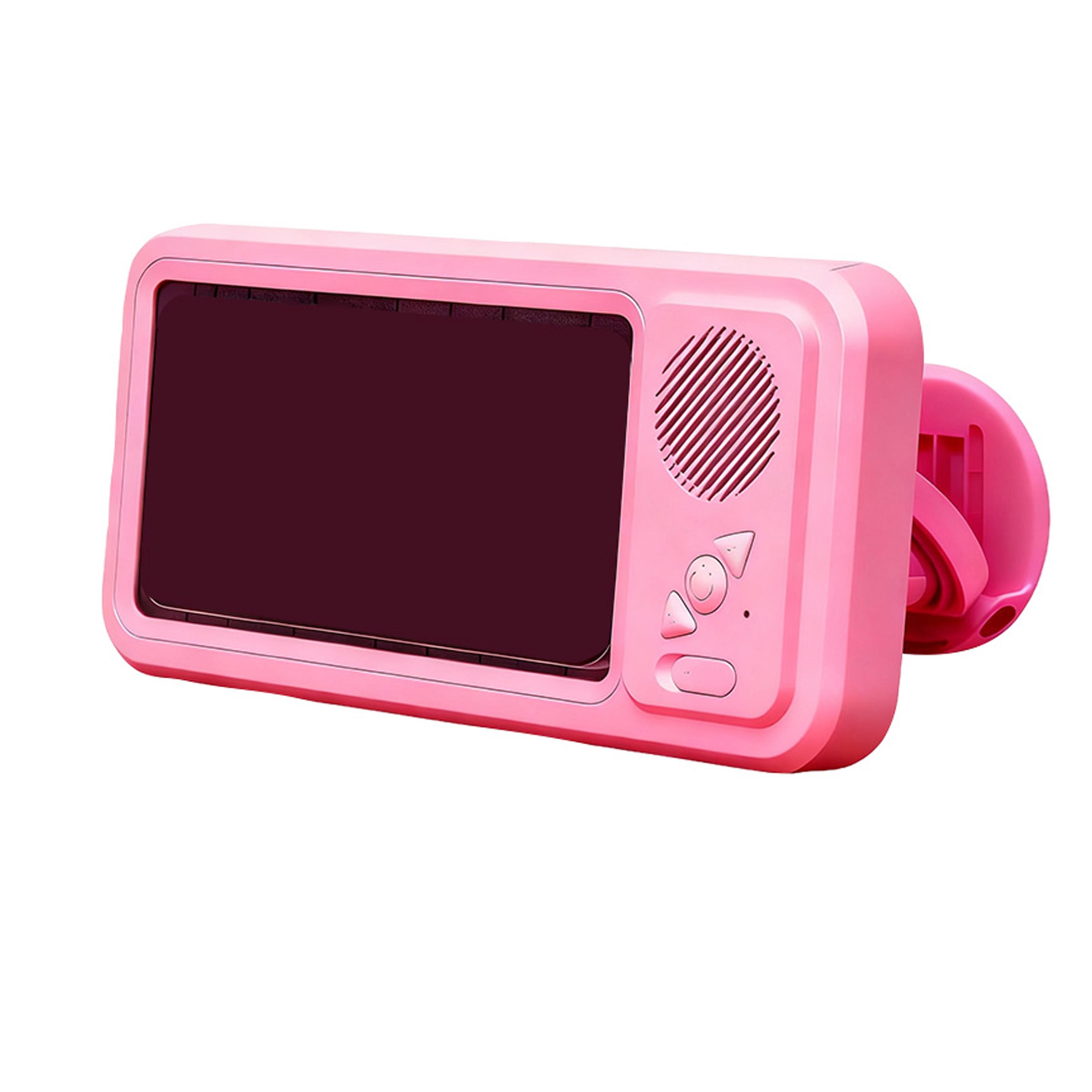 

Чехол для мобильного телефона со встроенным динамиком, вращающееся на 480 градусов настенное крепление, сенсорное крепление для мобильного телефона для душа, динамик на присоске, беспроводная зарядка One Size розовый