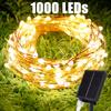Solar String Light Outdoor Fairy Lights LED Festoon for Christmas Garland Party Garden Decor 7m/12m/22m/32m/52m/102m