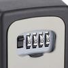 High Security Aluminum Alloy Key Lock Box 4 Digit Password Secure Password Lock Box Sturdy Durable Key Storage Box Home Use