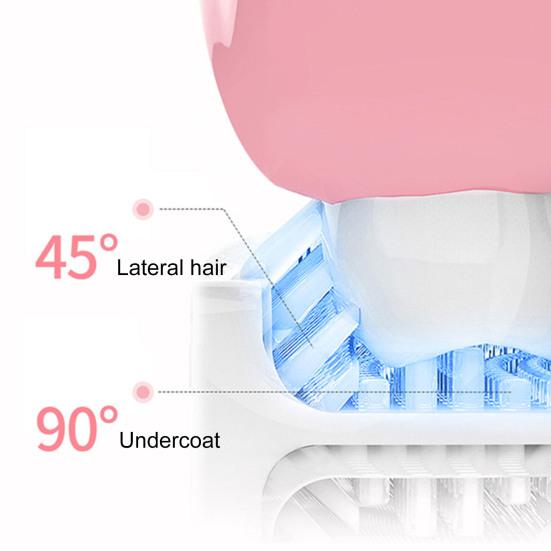 Kinderzahnbürste Kreative Form Arbeitssparende TPE U-förmige Kleinkind-Bleaching-Reinigungszahnbürste für zu Hause