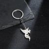 Stainless Steel Phoenix Bird Pendant Keychain Ornament