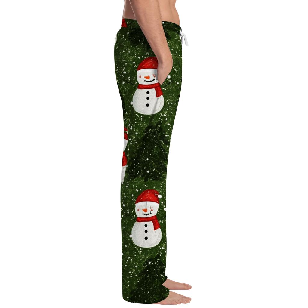 Men's Christmas Print Pajama Pants for Casual Lounging and Sleep