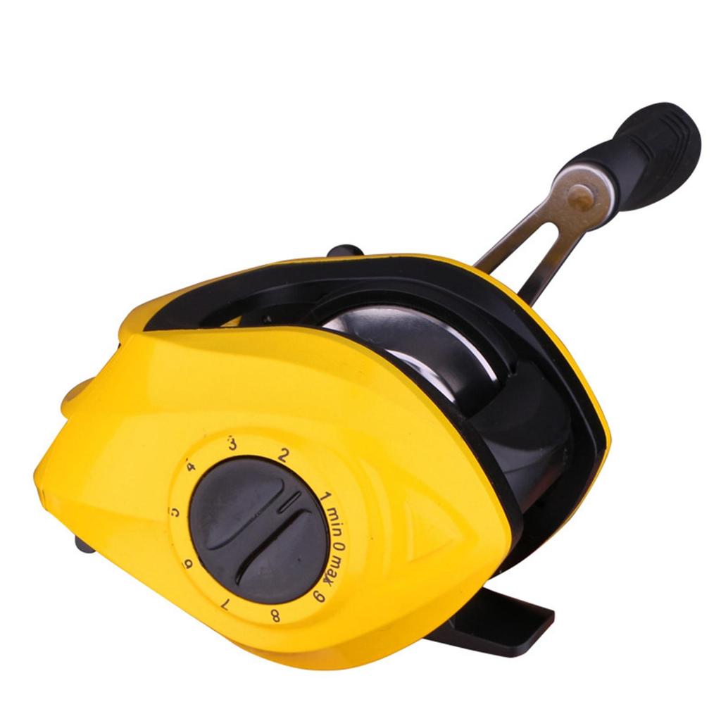 Rolle - Angelrolle mit geringer Baitcaster-Leistung, 7,6 LB Bremskraft, 1 geschirmtes Kugellager, Magnetbremssystem