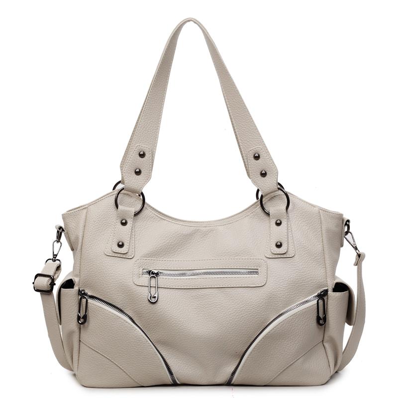

New Trend Niche Super Cool Motorcycle Crossbody Bag Large Capacity Multi Pocket Tote Bags 2026 Versatile Shoulder Bag бежевый