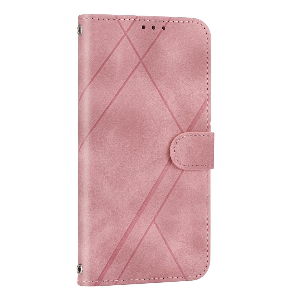 Suitable for Google 9Pro Mobile Phone Leather Case, Samsung S24 Matte Card Wallet Holder Diagonal Span Protective Case A55