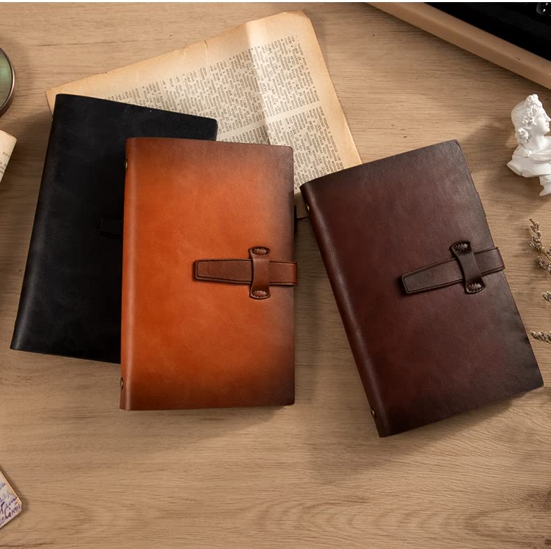 BazingaLife Genuine Leather System A6 with Card Perfect for Business Office Graduation Retirement New and Promotions Organizer, Size, Storage,