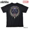 EVERSOUL Marvel T-Shirt, Short Sleeve, Black Panther, Avengers, WAKANDA, Iron Man, Venom, Hulk, Birthday Gift, Men's, Black, XL Size [Parallel Import]