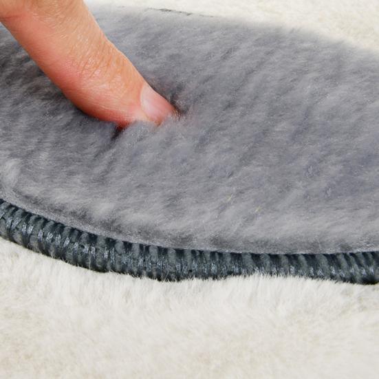 2 Pairs Winter Insoles Thick Fleece-Lined Warm Shoe Pads with Anti-Slip & Moisture-Wicking Comfortable Cushion for Boots Shoes