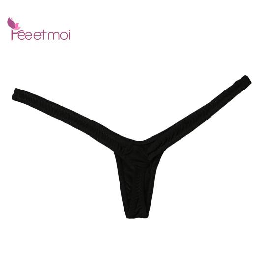 Lady G-string Pornographic Tiny Tempting Waist Hot Lightweight Sexy Elastic Low T-shape Lady Panties Female