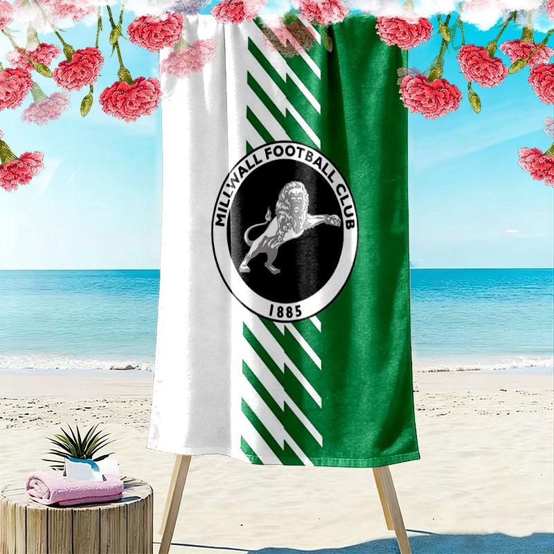 Millwall F.C Beach Towel, Large Soft Quick Dry Towel for Beach Camping Swimming