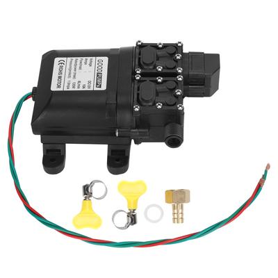 Bomba de Diafragma de Alto Fluxo de Alta Pressão 12V 120W 8L Núcleo Duplo com Conector de Cobre