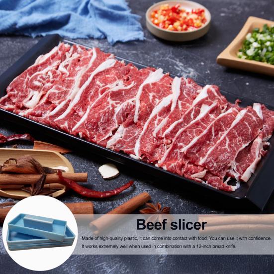 Plastic Chicken Slicer Handheld Meat Cutting Guide for Beef Poultry
