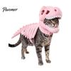 Pet Photography Prop Dinosaur Skeleton Costume, Glow-in-The-Dark 3D Apparel, Halloween Holiday Party Dog Clothes Dino Outfit for Dogs Cats,
