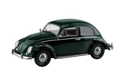 Aoshima Bunka Kyozai Rakupla Snap Kit Volkswagen Kever Plastic Modelbouw Kit (AOSHIMA) Nee. 20-JG (Jungle Groen) Voorgekleurd
