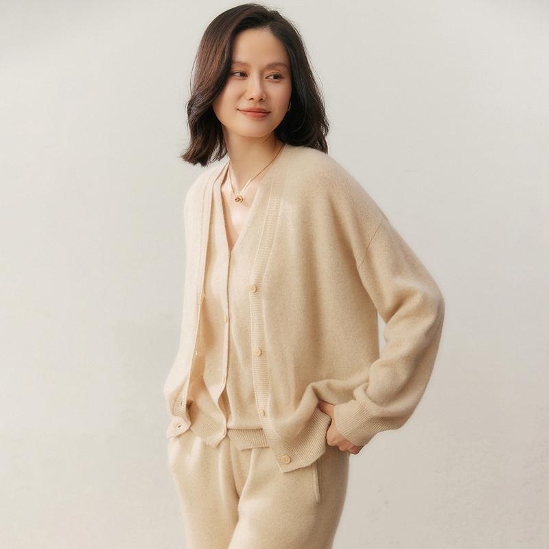 Qinghe 100% Pure Cashmere Women's Sweater - Ultra Soft Luxury Winter Pullover