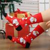 Christmas Crew Socks Funny Novelty Ankle Socks Cartoon Christmas Socks Casual Booties Socks Calf Socks for Women Men