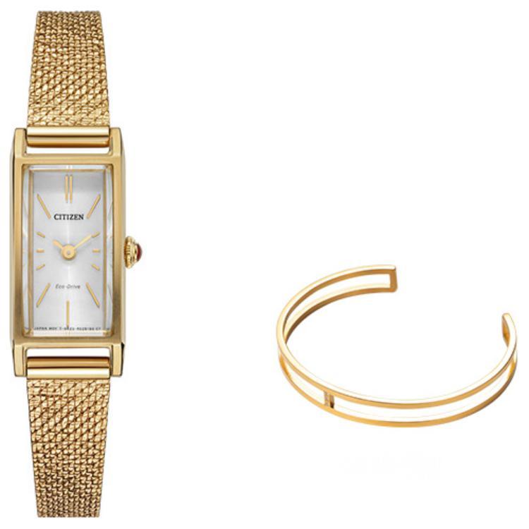 

CITIZEN Ecology Drive Collection Light Powered Quartz Movement Stainless Steel Strap Watch 20mm EG7043-50W