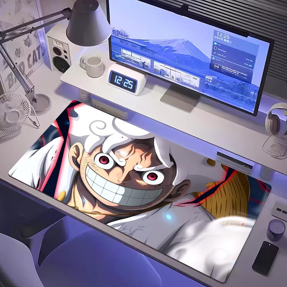 Anime Pirate Ship Sea Scene Large Desk Pad NonSlip AntiDirt Mouse Pad Waterproof Keyboard Mat for Gaming Office