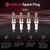 Set Of 4 Ceramic Iridium Spark Plugs For KYMCO 2005-2008 MXU150 Xciting 500 1275