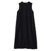 Elegant Round-Neck Sleeveless Tank Dress for Women New Summer Style Loose-Fitting Textured High-End Exquisite Long Dress