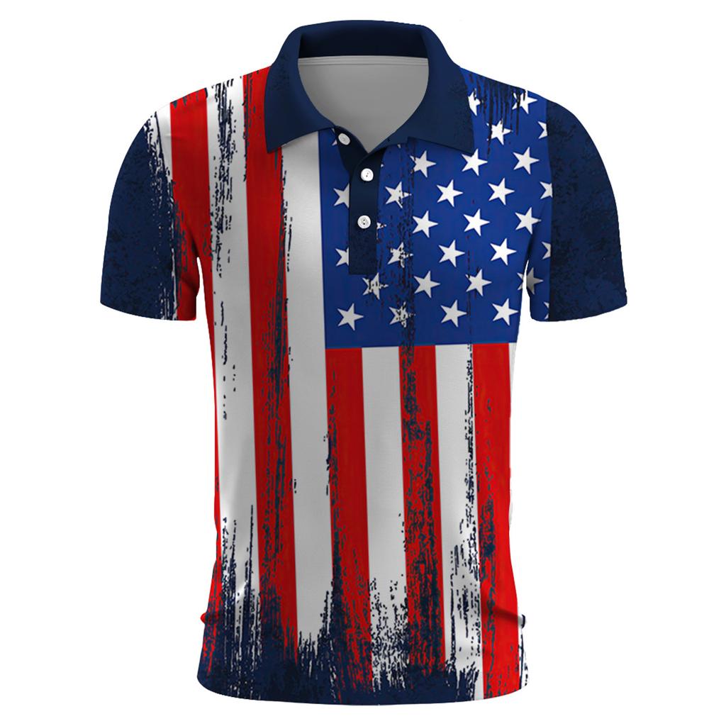 Pánská golfová košile Ležérní Sportovní Výstřih do V Žebrovaný límec Krátký rukáv Móda Ležérní Jednobarevné Jednobarevné Jaro a léto Běžný střih