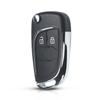 KEYYOU 10pcs Modified Folding Remote Car Key Shell Fob Case For Chevrolet Cruze Epica Lova Camaro Impala For Opel HU100 Logo