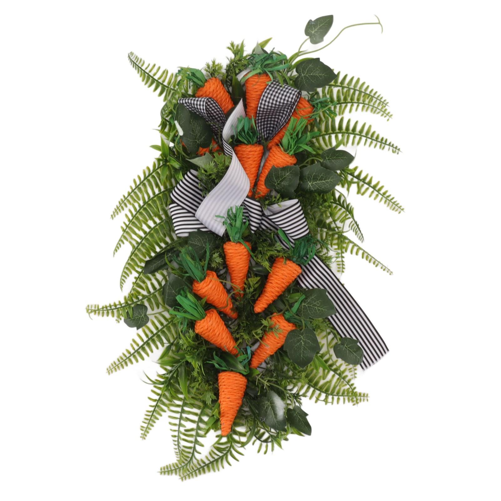 Garland Artificial Plant Garland Festival Decoration Garland Carrot Shaped For Home Outdoor Decor