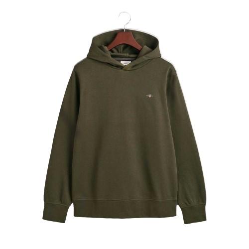 Gant Mens Archive Shield Embroidered Hoodie