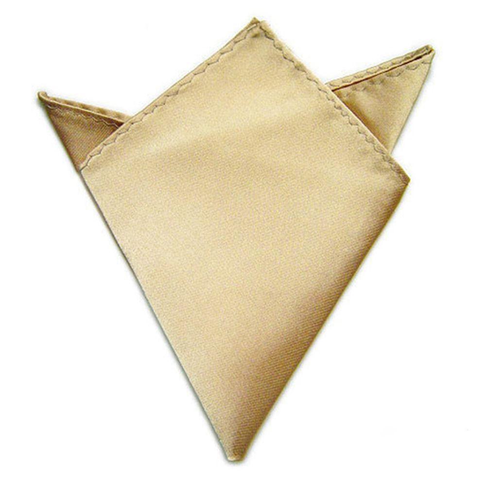 for Wedding Dress Party Men Satin Plain Solid Square Pocket Silk Pocket Square Hanky Handkerchief