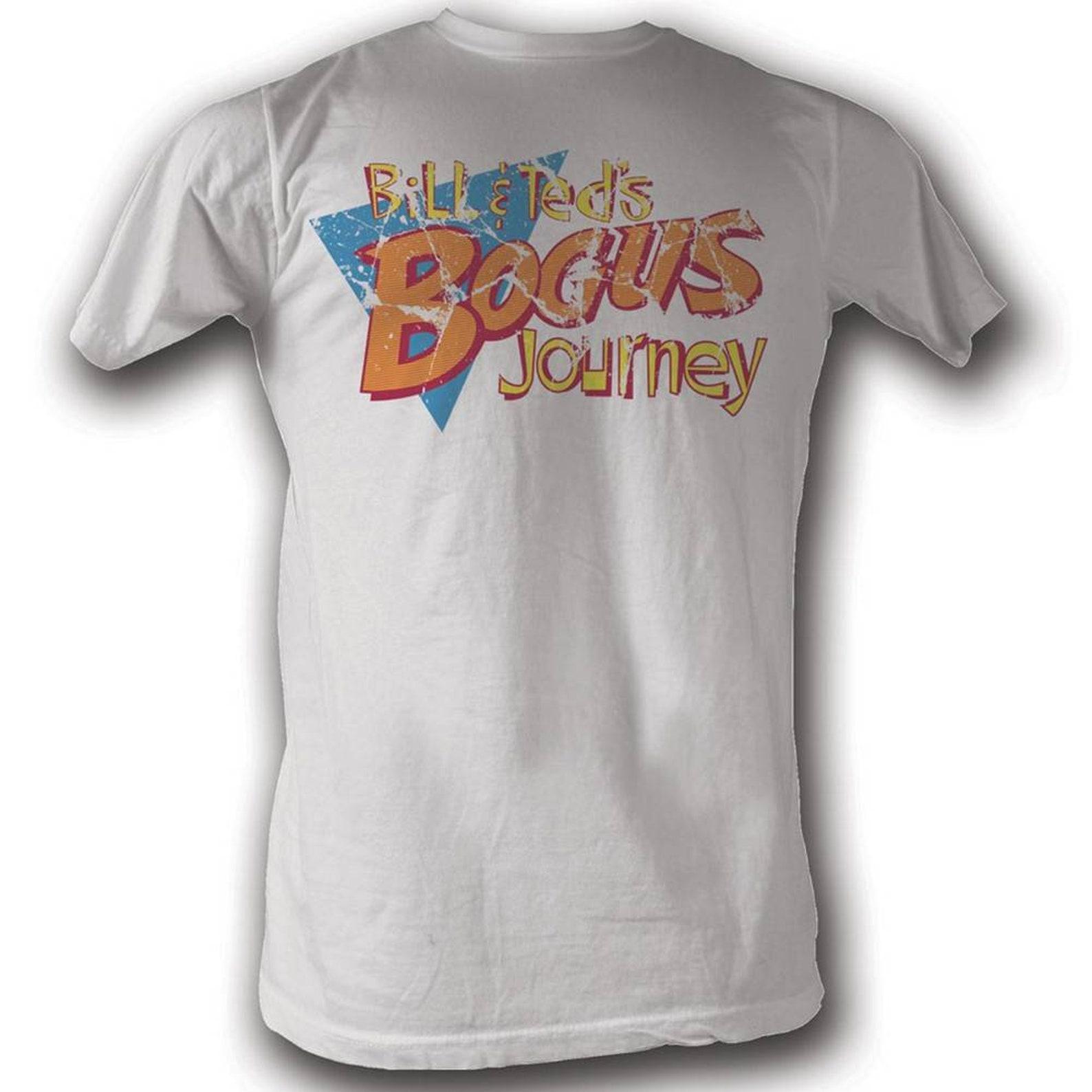 Bill and Ted Bogus White Adult T-Shirt L