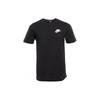Rundhals-Pullover Buchstaben-Logo-Print Atmungsaktives Kurzarm-T-Shirt Herren T-Shirts Schwarz 833893-010