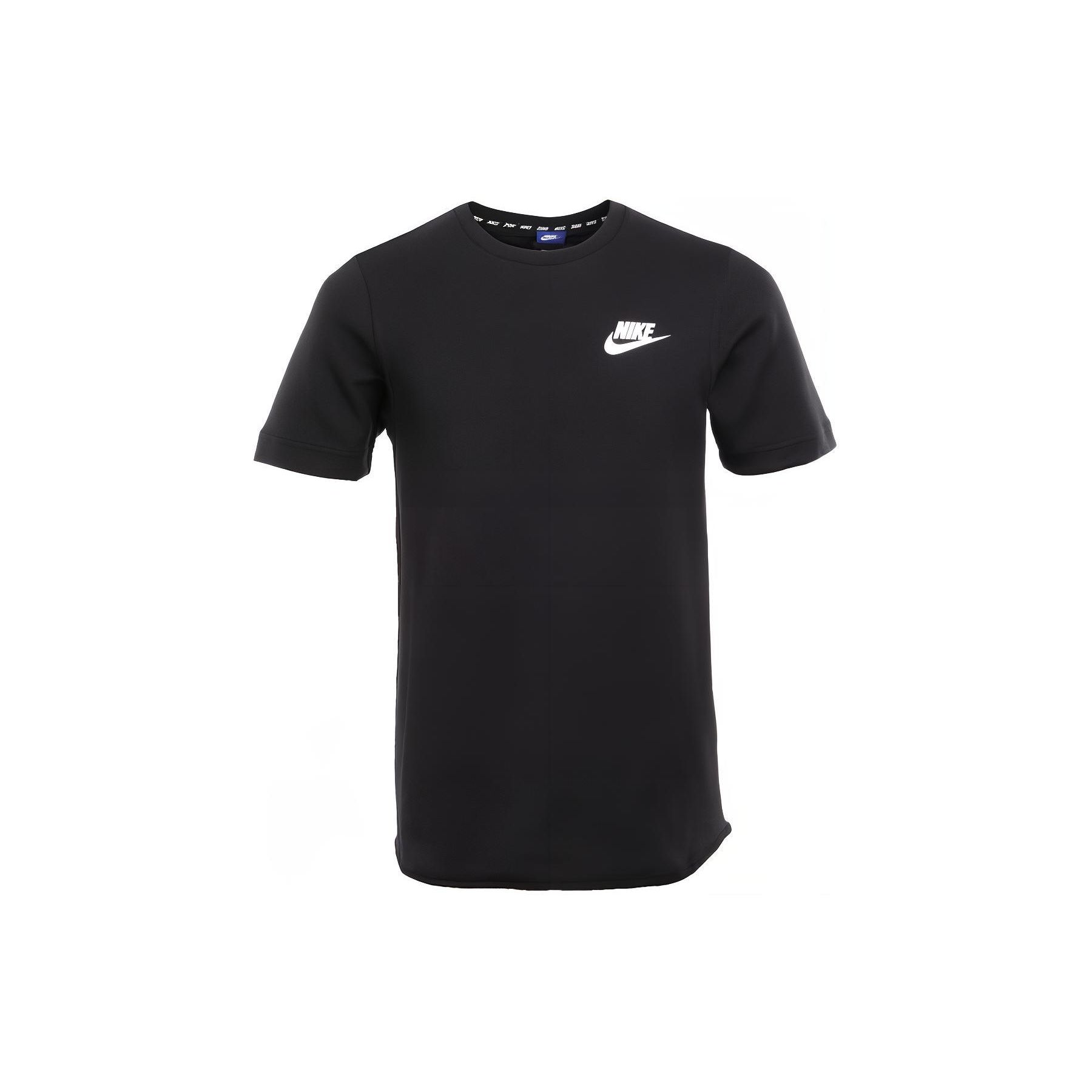 

Nike Men s NSW Sportswear Tech Fleece Short-Sleeve Top Black 833893-010 L