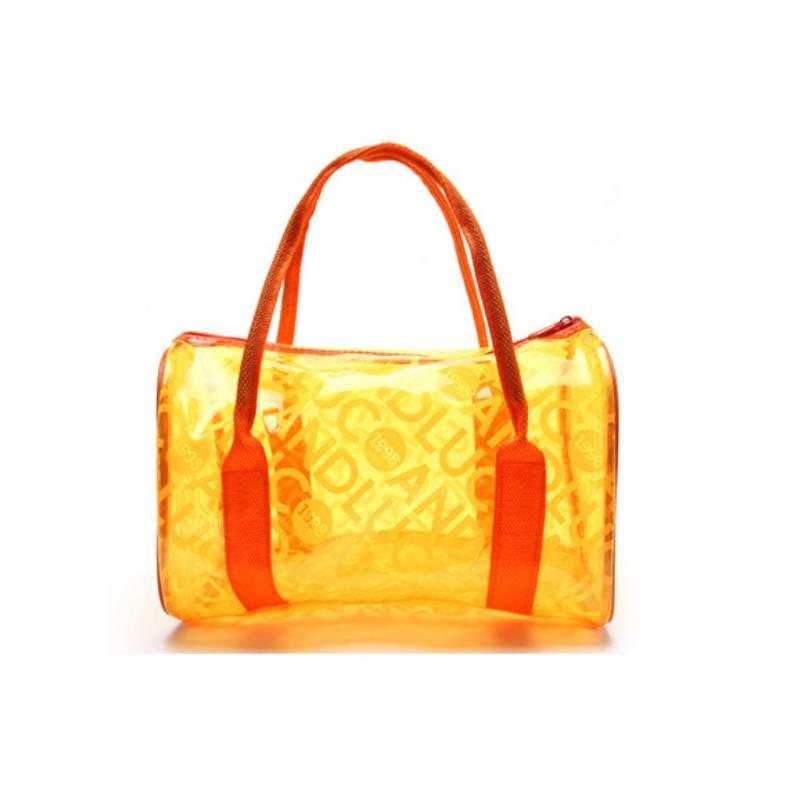 Stylish Waterproof Outdoor Swimming Bag Trendy Fitness Toiletry Bag Perfect Jelly Beach Storage