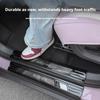 Fit For Geely EX2 Car Stainless Steel Threshold Strip Snowflake Texture Upgrade Car Protection Decorative Auto