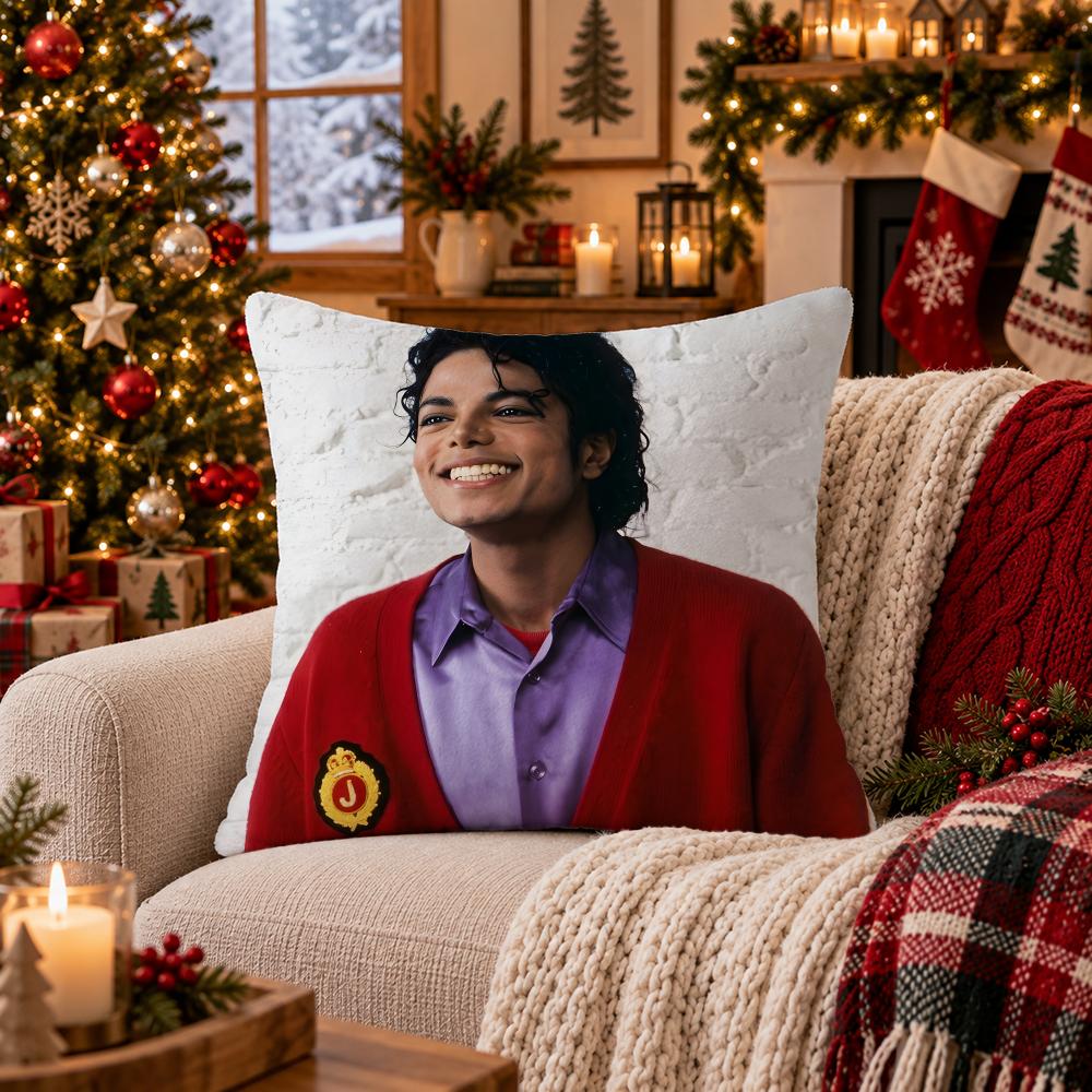 Singer Michael Jackson Cushion Cover Cushion Cover Soft Plush Cushion Covers Fluffy Throw Pillow Cases For Sofa Bedroom
