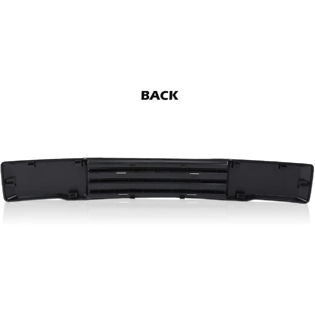 PIT66 Front Bumper & License Plate Bracket Mount Fascia Cover Compatible with Ford F150 Models w/o Block Heater & w/o Grille Shutters 2015-2017