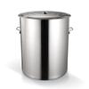 JPHZNB Thickened Stainless Steel Round Soup Water Bucket with Lid