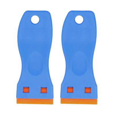 2 Pcs Plastic Blade Scraper Multifunctional Cleaning Scraper for Auto Window Stickers Decals