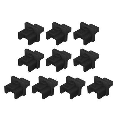 10Pcs RJ45 Port Protectors Dust Dirt Blanking Patching Panel Routers Networking Protectors Cover for Ethernet Routers