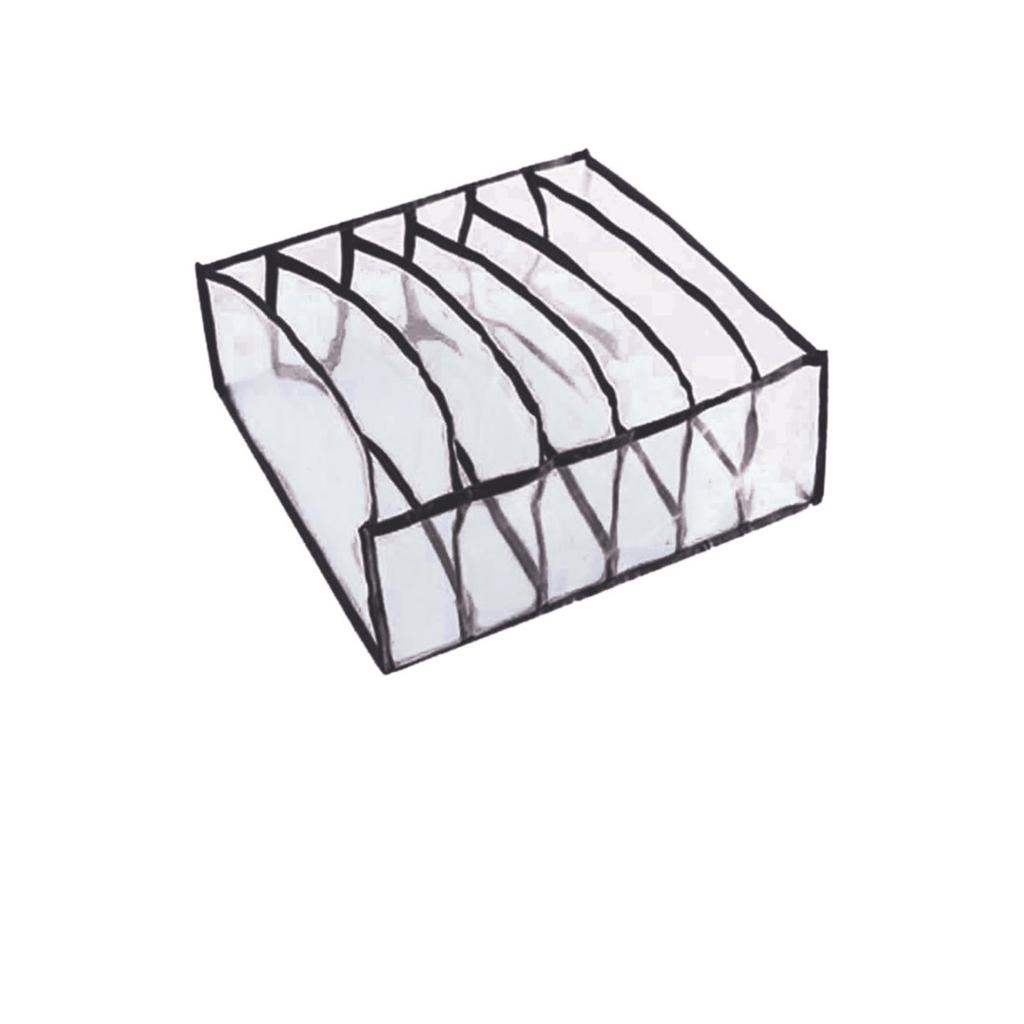 Household Foldable Mesh Underwear Storage Box Socks Bra And Panties