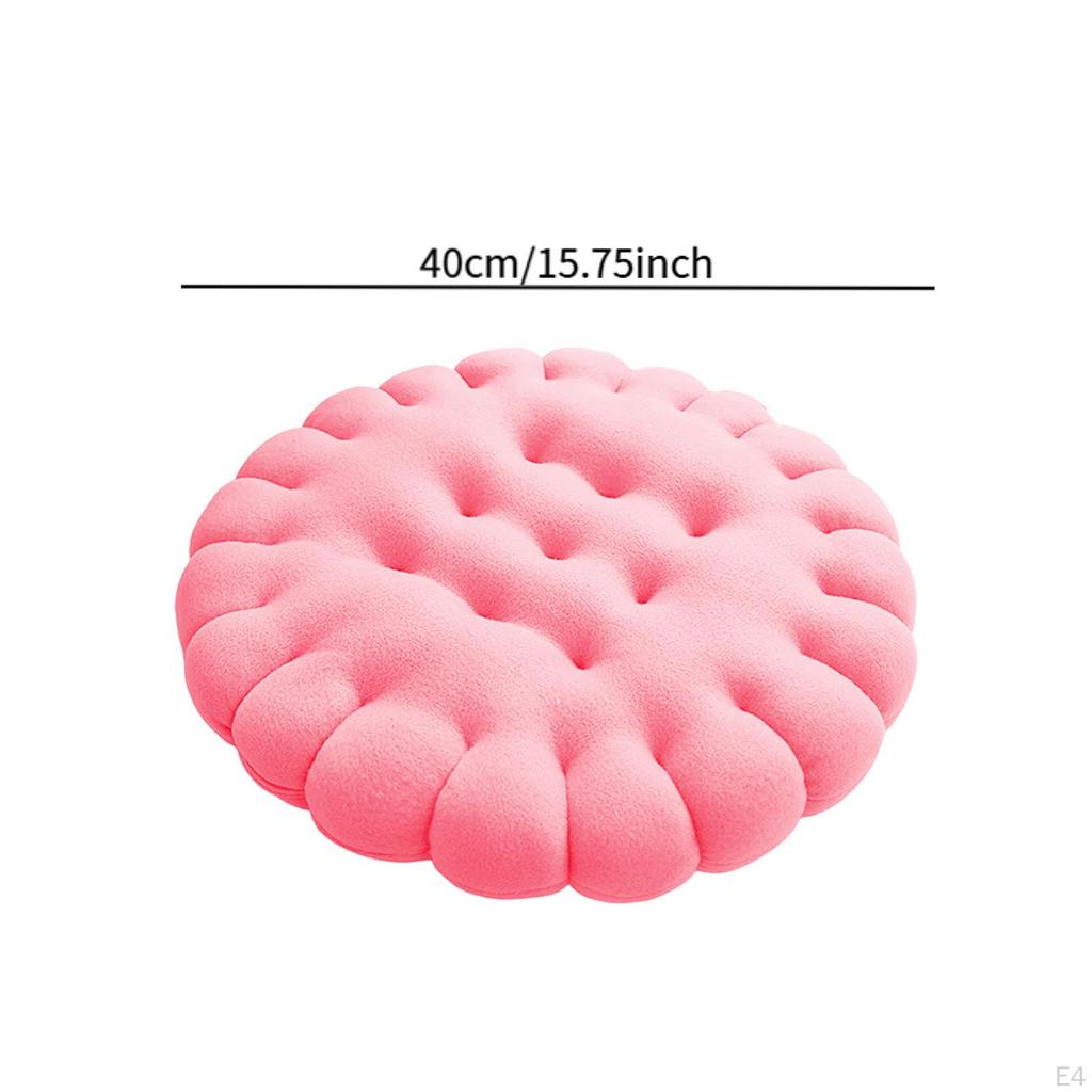 Biscuit Shape Cushion Chair Pad Butt Cute Soft Comfortable Simple Throw Pillow Floor