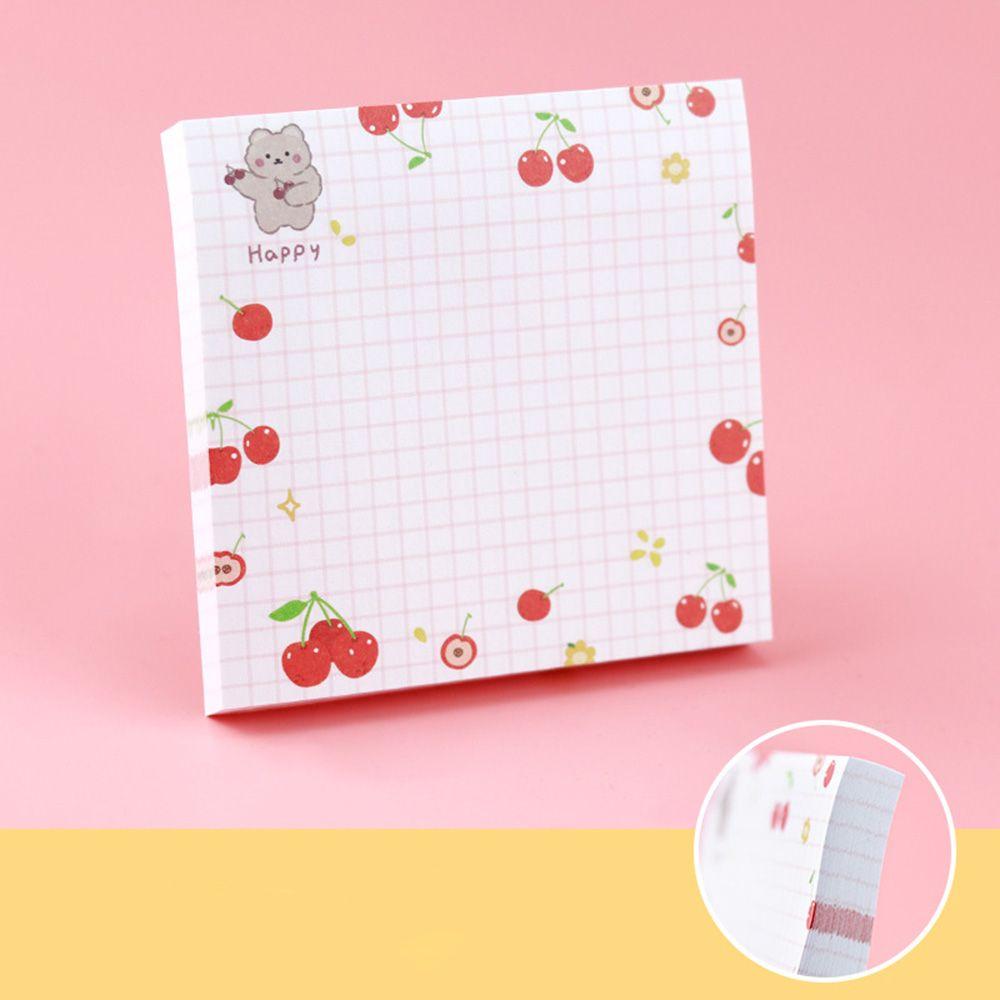 Cherry Handbook Decor Writing Pads Memo Note Scrapbooking Notepad Sticky Notes Diary Book Memo Pad