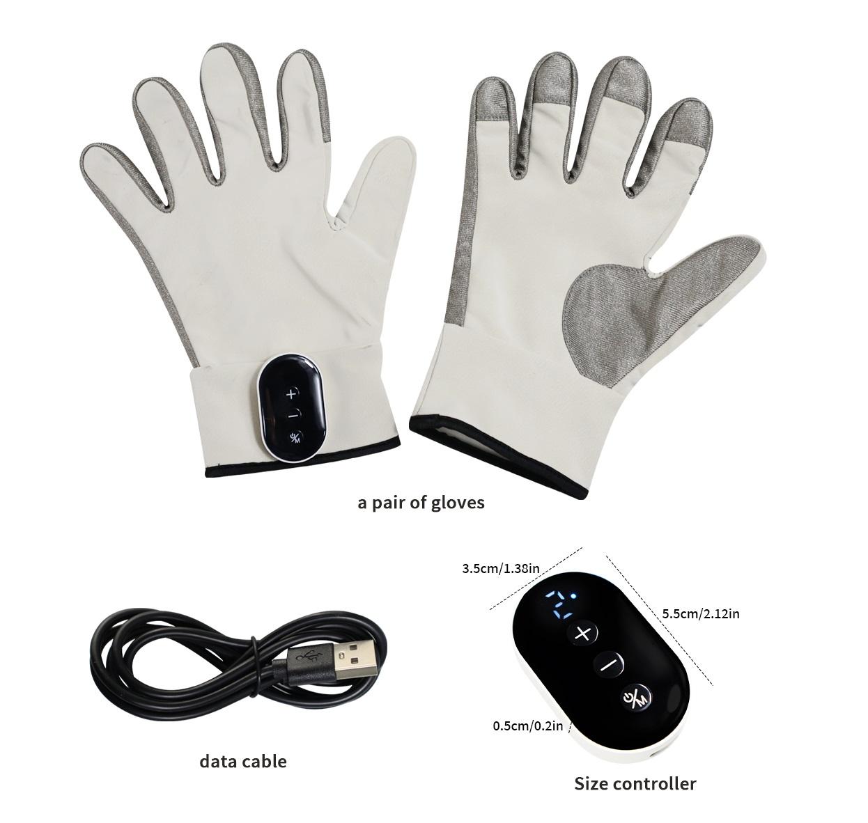 

Microcurrent Gloves Pair EMS Face Lifting Anti-Wrinkle Facial Toning Grounding Wire Home Care a pair